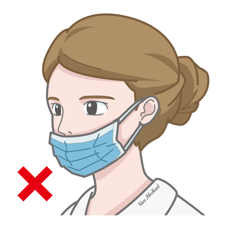 無料で使える 感染対策 啓発イラスト 不適切 鼻出しマスク お役立ちツール第4弾 感染対策online